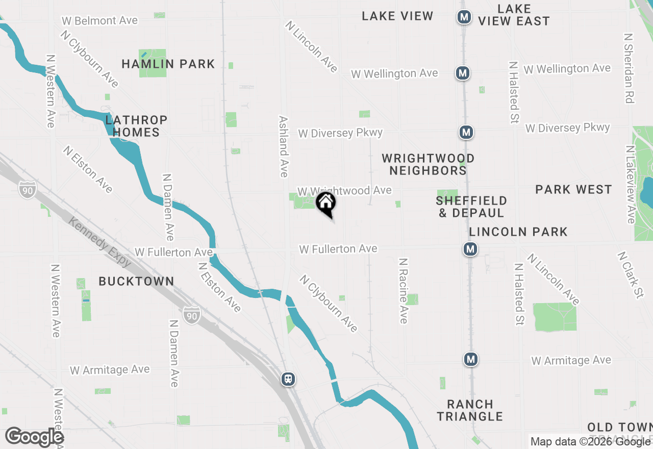 Map of 2452 N Janssen Avenue, Chicago, IL 60614