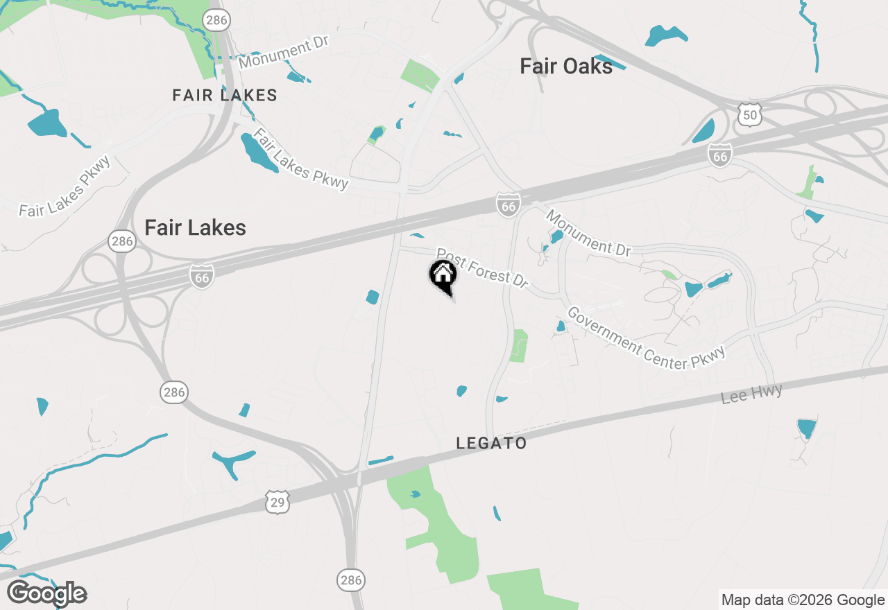 Map of 4527 English Holly Drive, Fairfax, VA 22030