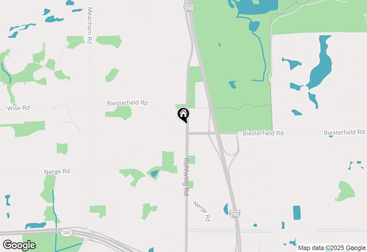 Map of 1210 Diane Lane, Elk Grove Village, IL 60007