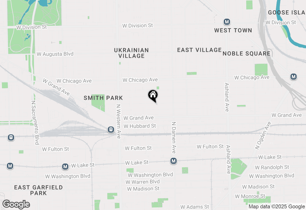 Map of 2128 W Ohio Street, Chicago, IL 60612