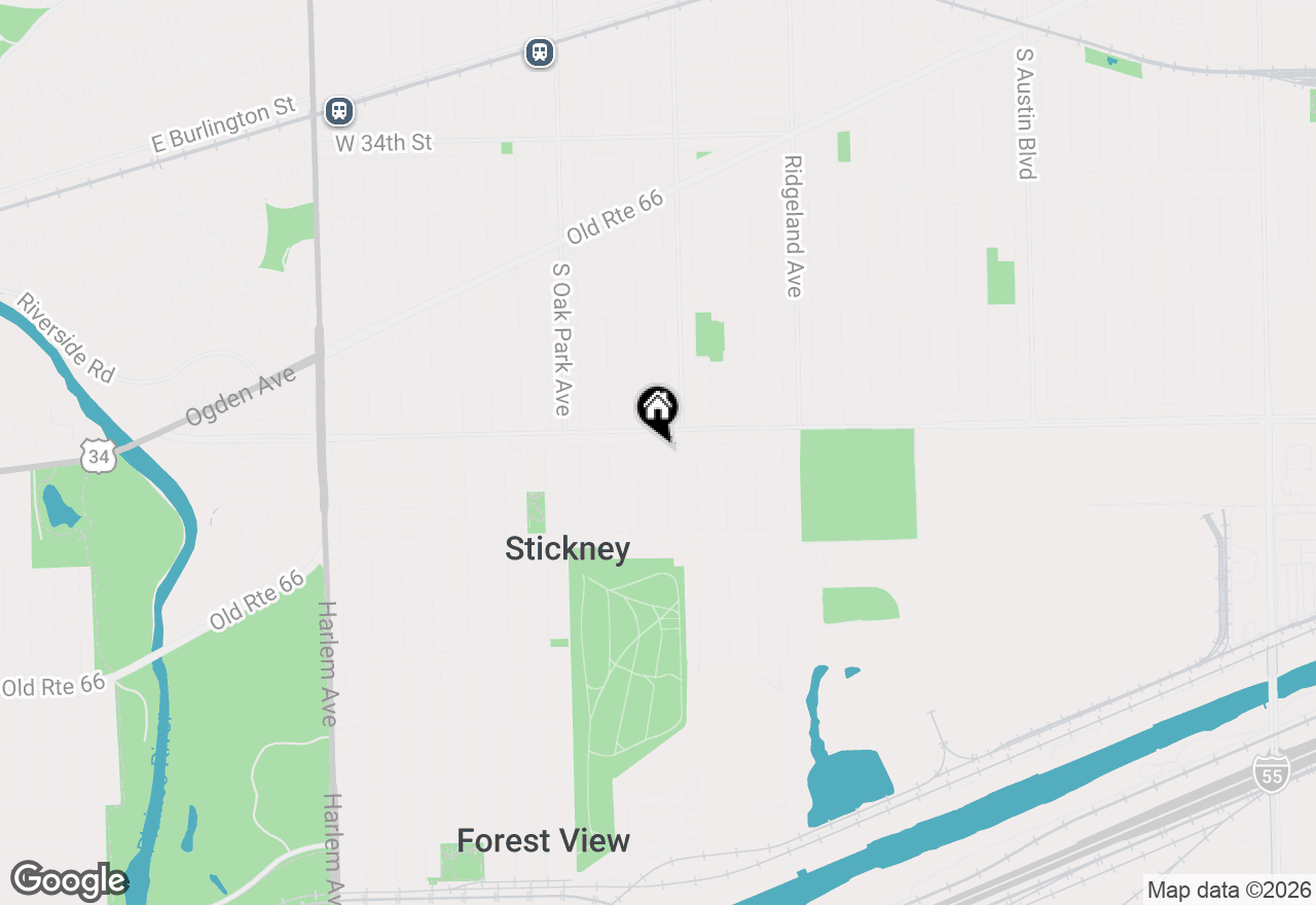 Map of 3915 Clarence Avenue, Stickney, IL 60402