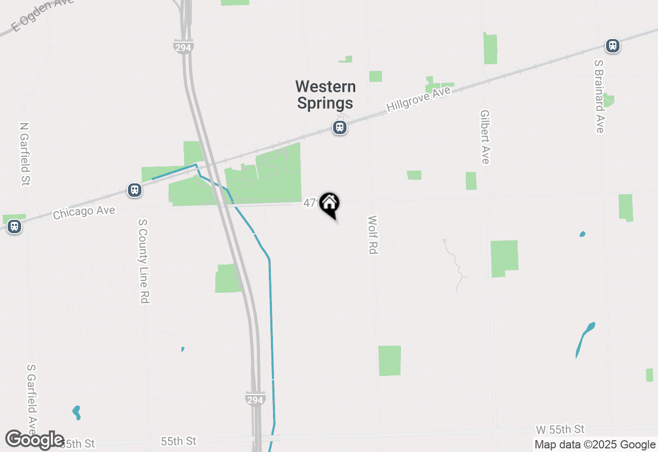 Map of 4736 Grand Avenue, Western Springs, IL 60558