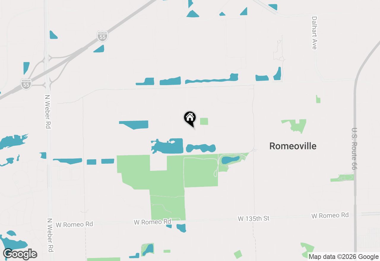 Map of 611 Flambeau Court, Romeoville, IL 60446