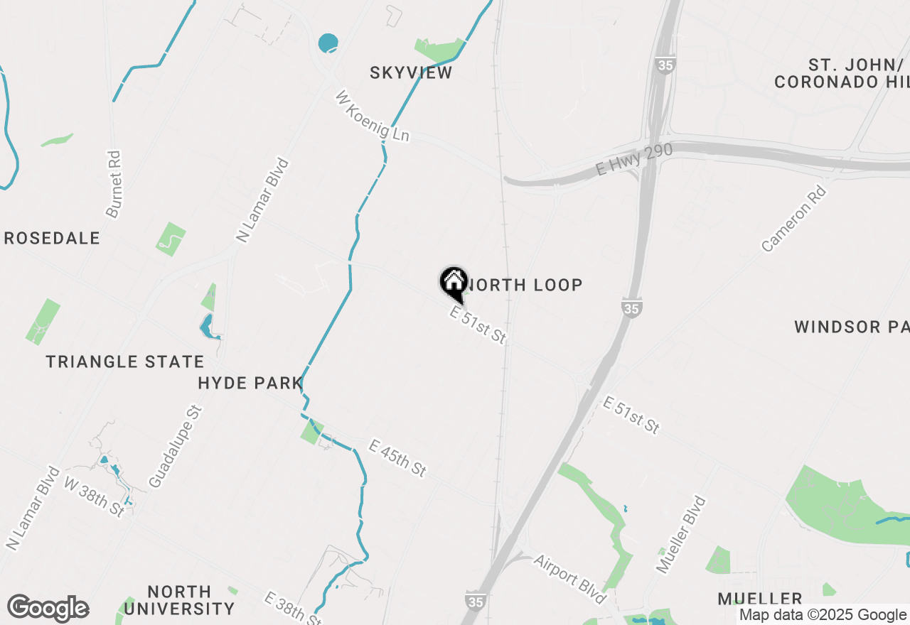 Map of 5101 Evans Ave #203, Austin, TX 78751