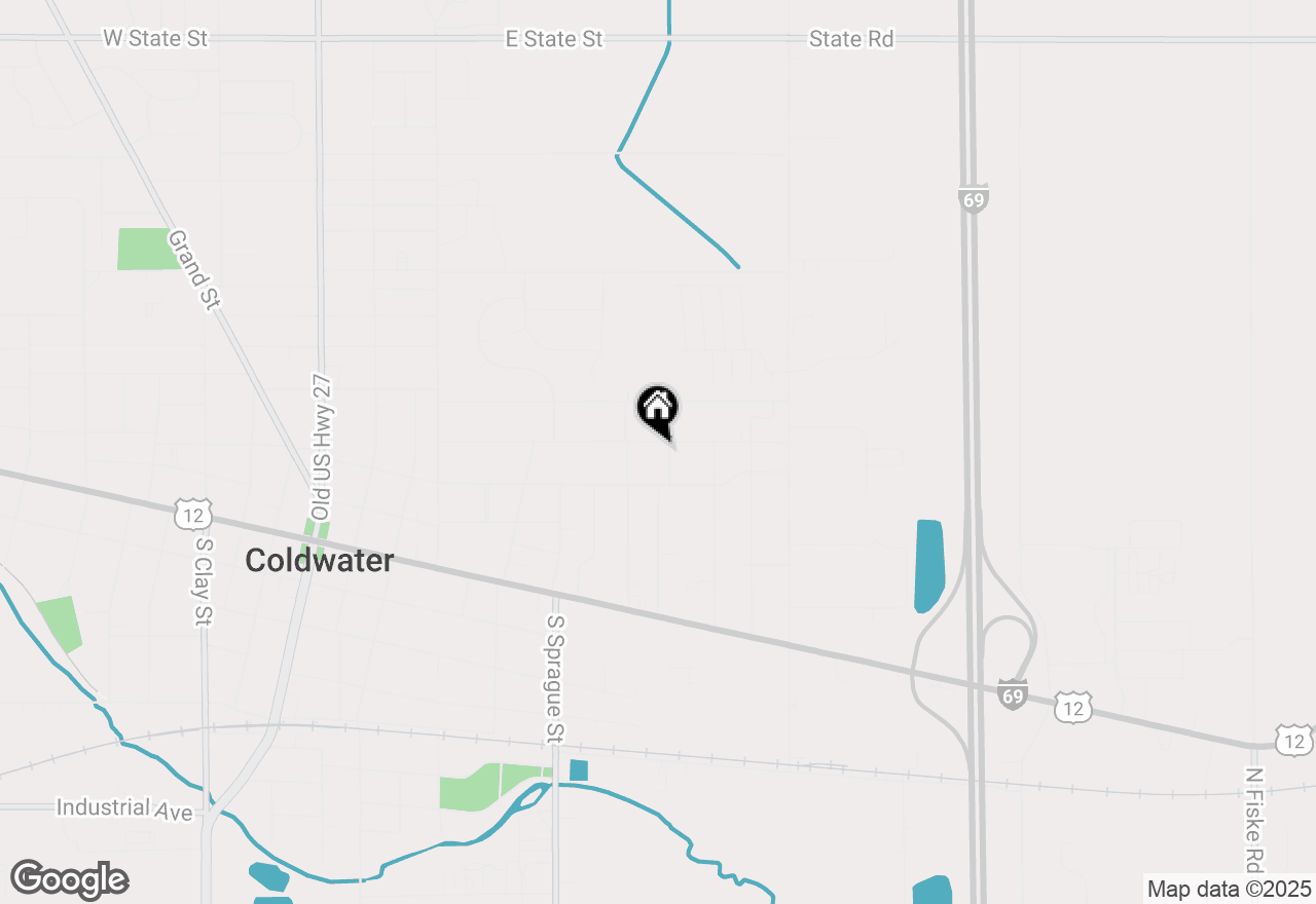 Map of 228 Cutter Avenue, Coldwater, MI 49036
