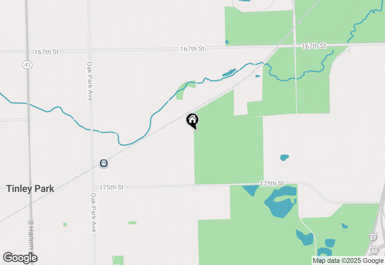 Map of 17223 Munster Lane, Tinley Park, IL 60477