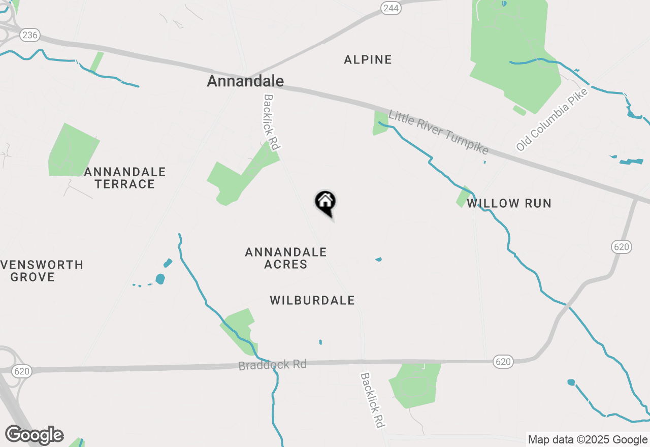 Map of 4728 Kandel Court, Annandale, VA 22003