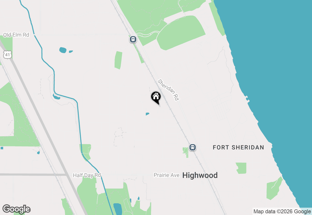 Map of (Address confidential), Highwood, Illinois 60040