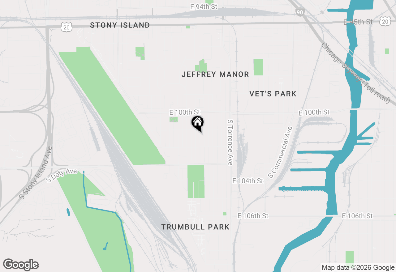 Map of 10119 S Yates Boulevard, Chicago, IL 60617