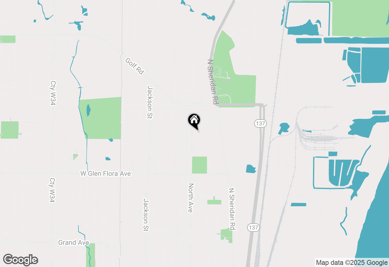 Map of 1529 North Avenue #2, Waukegan, IL 60085