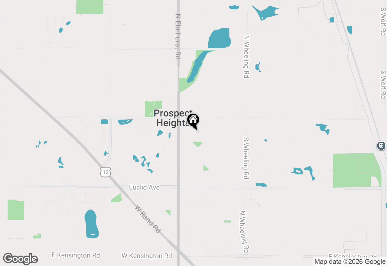 Map of 2 Marberry Drive, Prospect Heights, IL 60070