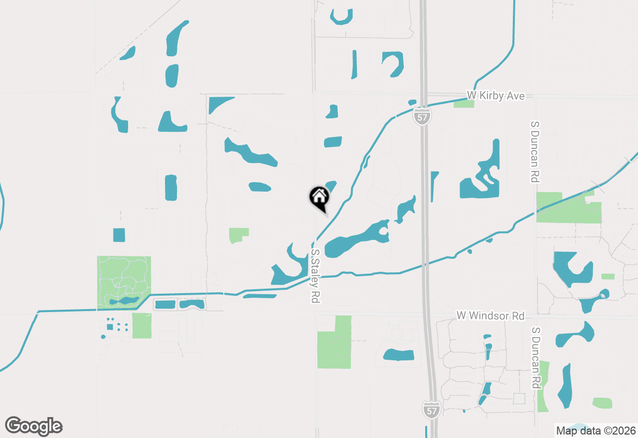 Map of 2032 Bentbrook Drive #2032, Champaign, IL 61822