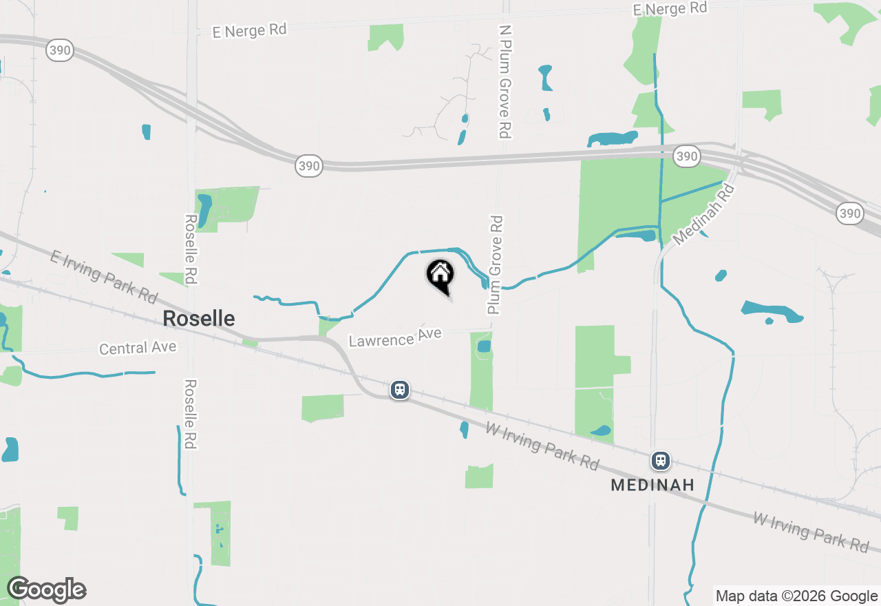 Map of 73 Century Drive, Roselle, IL 60172