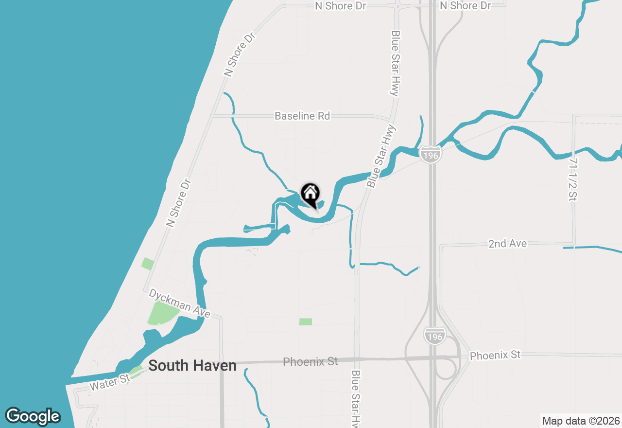 Map of 432 River Island Drive, South Haven, MI 49090