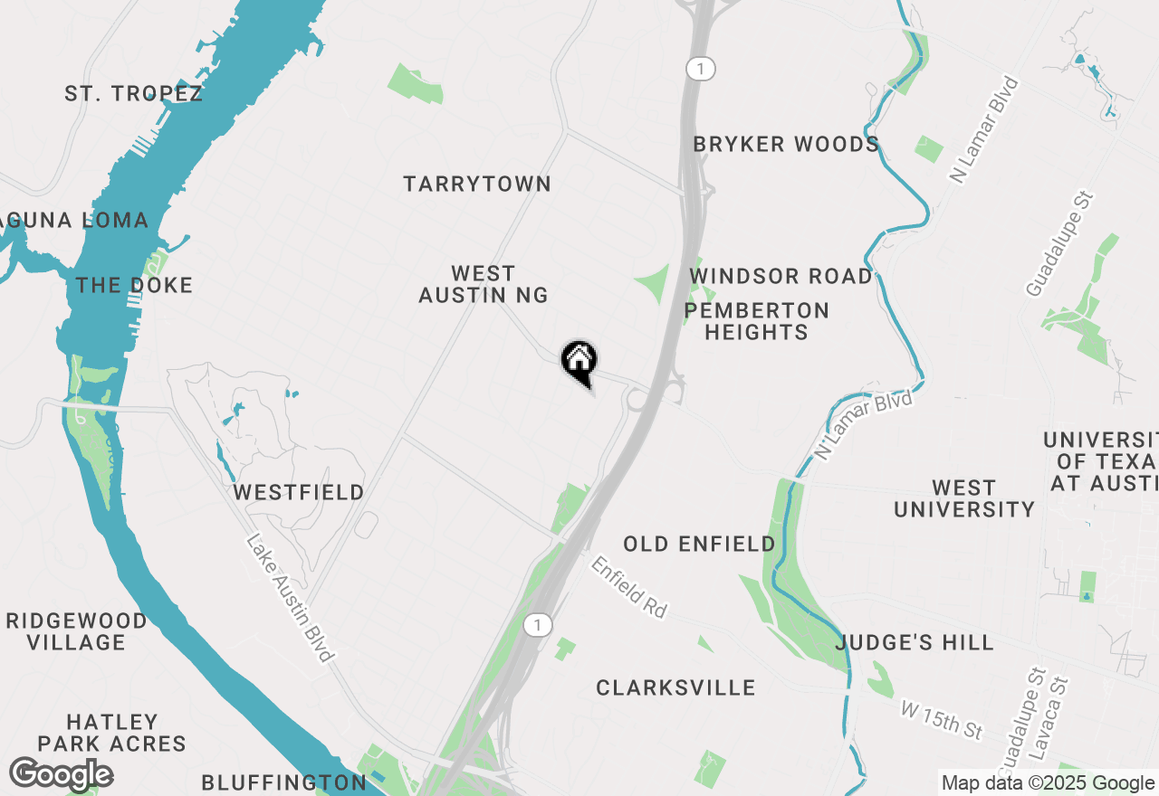 Map of 1907 Mccall Rd, Austin, TX 78703