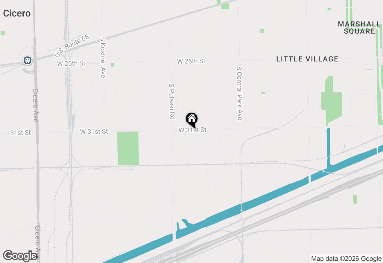 Map of 3855 W 31st Street, Chicago, IL 60623