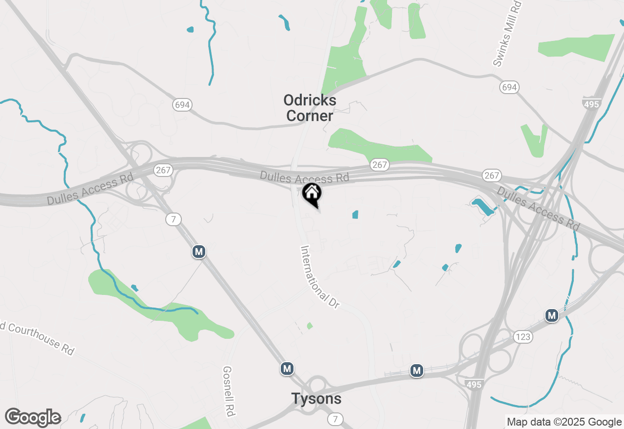 Map of 1539 Lincoln Way #202B, Mclean, VA 22102