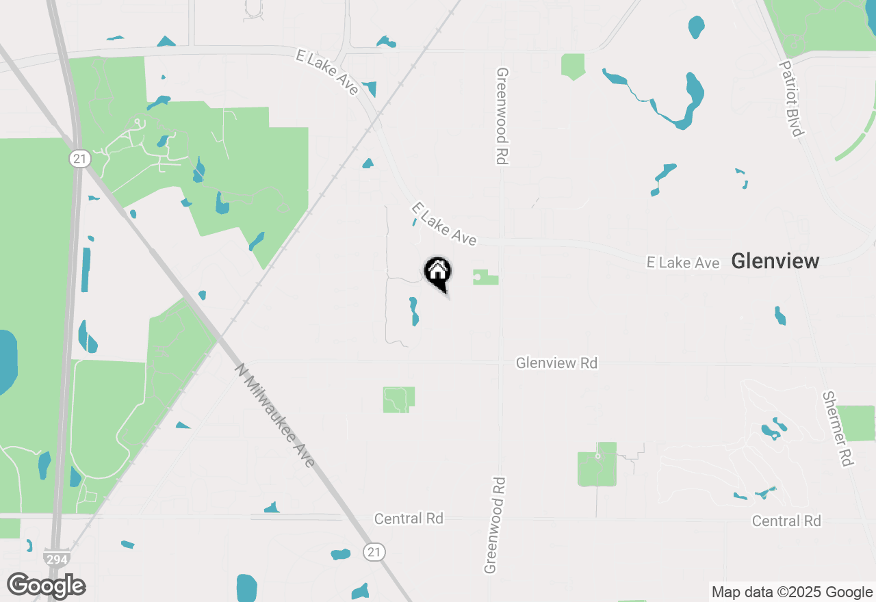 Map of 1129 Longmeadow Drive, Glenview, IL 60025