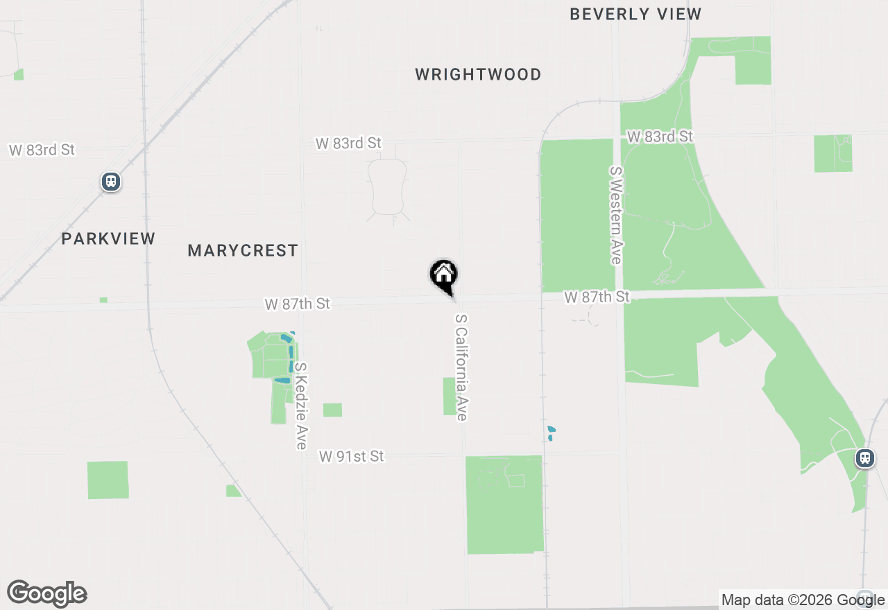 Map of 8701 S Mozart Avenue #3, Evergreen Park, IL 60805