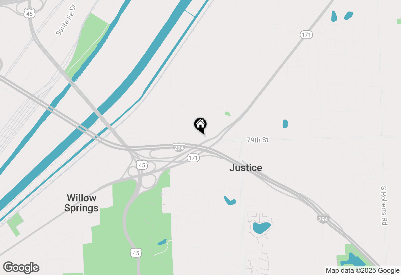 Map of 9000 W 79th Street, Justice, IL 60458