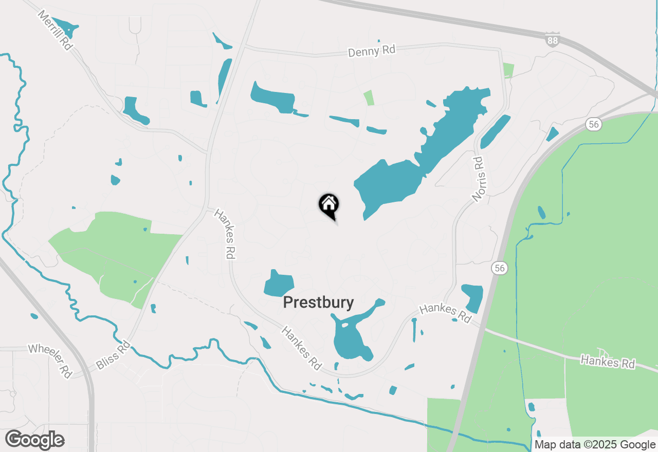 Map of 6 Green Hills Court, Sugar Grove, IL 60554