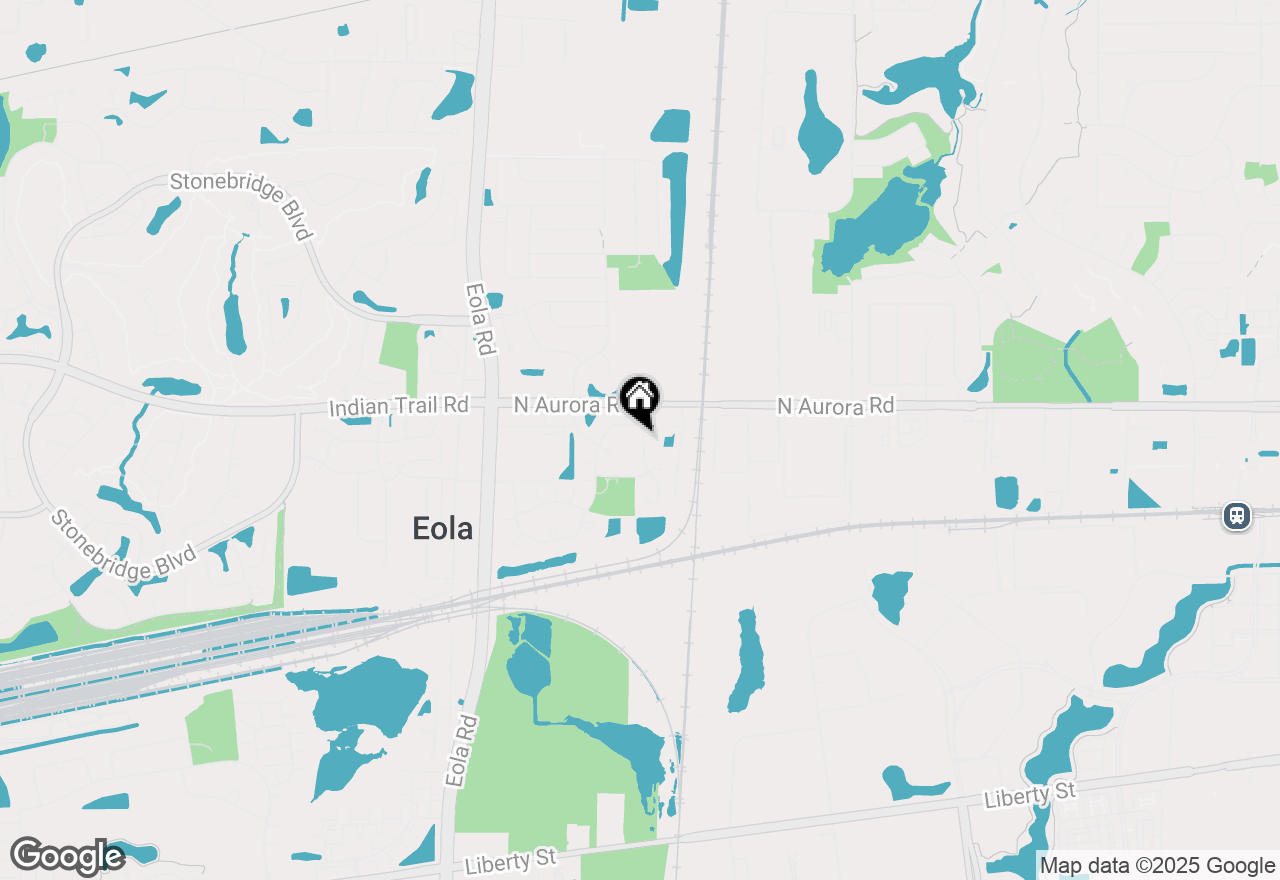 Map of 3321 Bromley Lane, Aurora, IL 60502