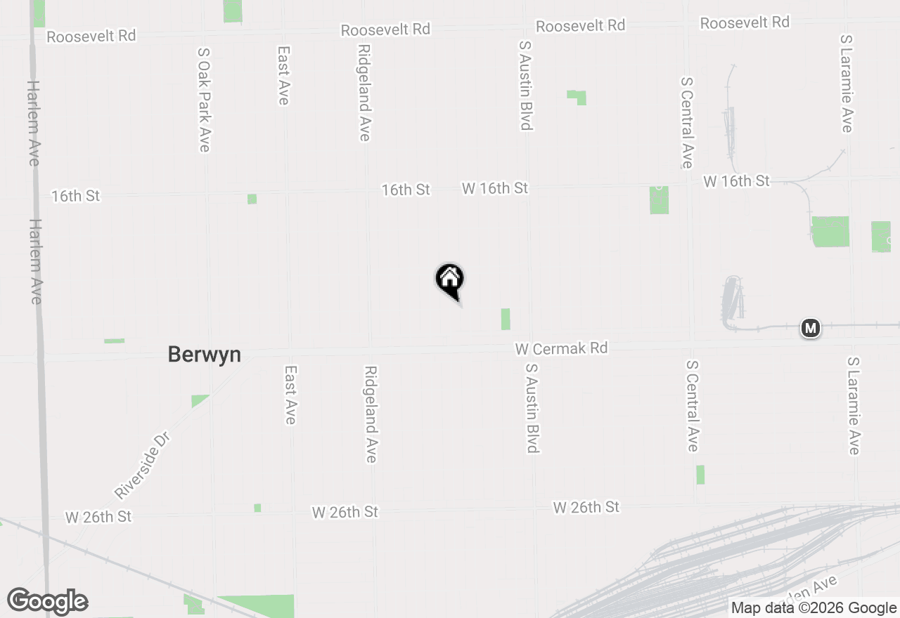 Map of 6645 W 21st Street #6, Berwyn, IL 60402