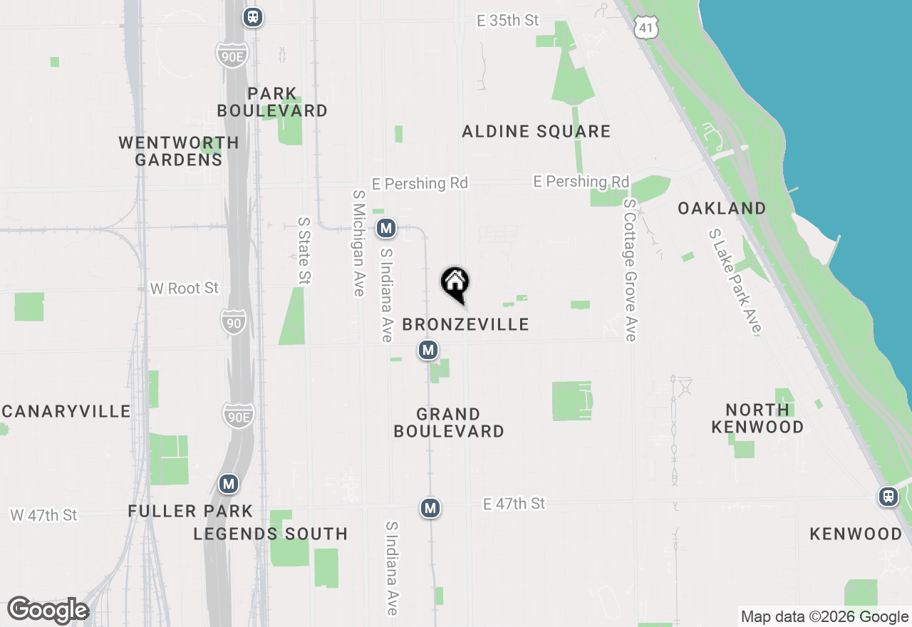 Map of 4212 S King Drive #2E, Chicago, IL 60653