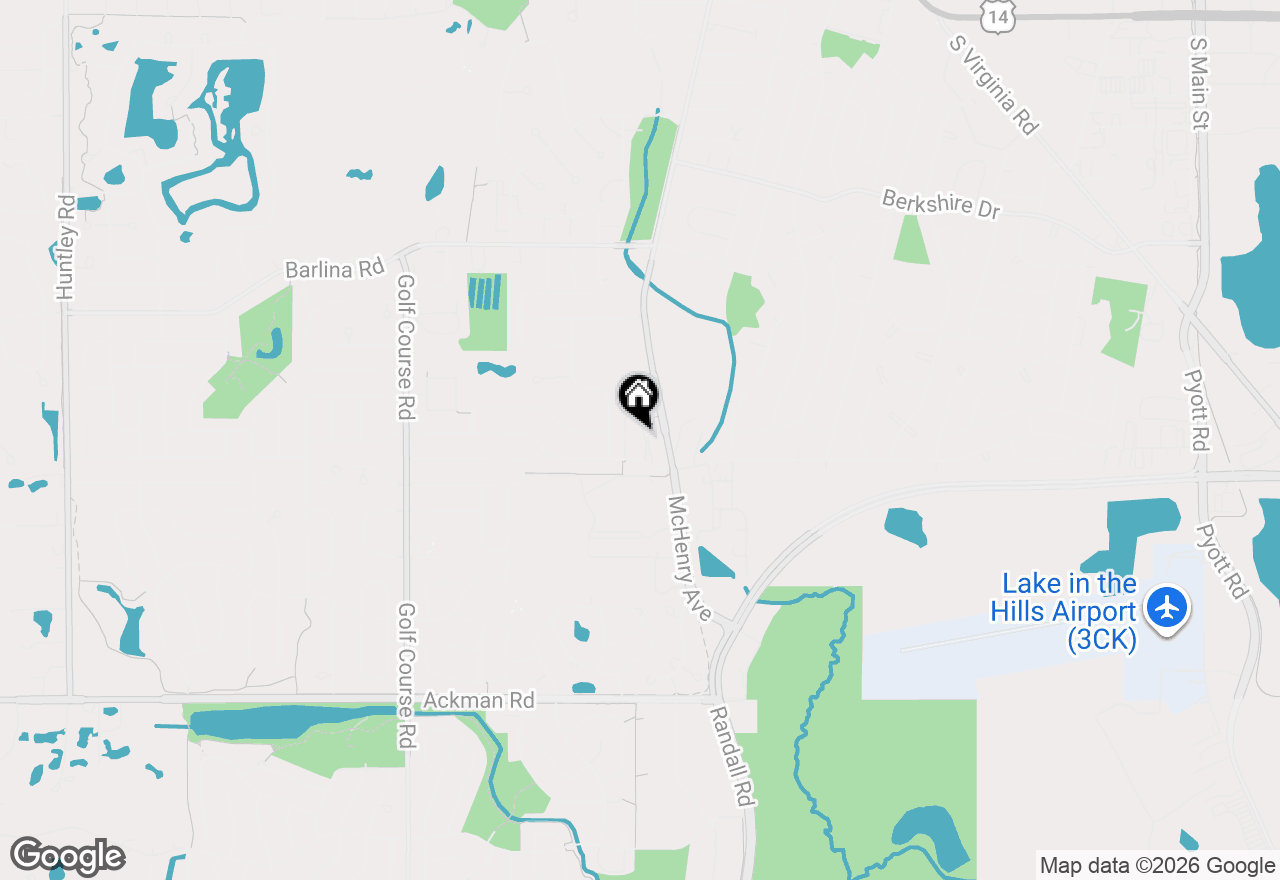Map of 518 Silver Aspen Circle, Crystal Lake, IL 60014