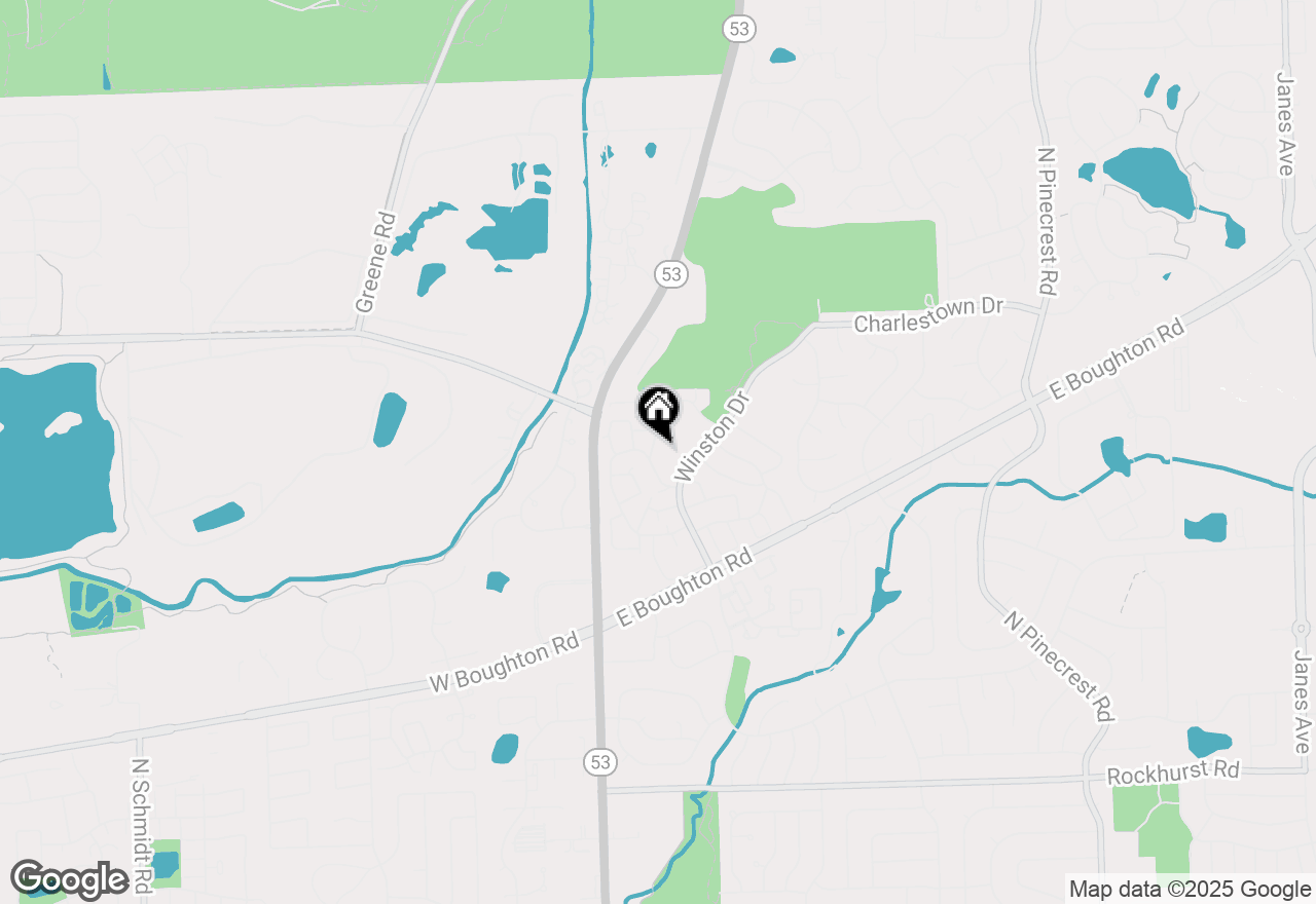 Map of (Address confidential), Bolingbrook, Illinois 60440