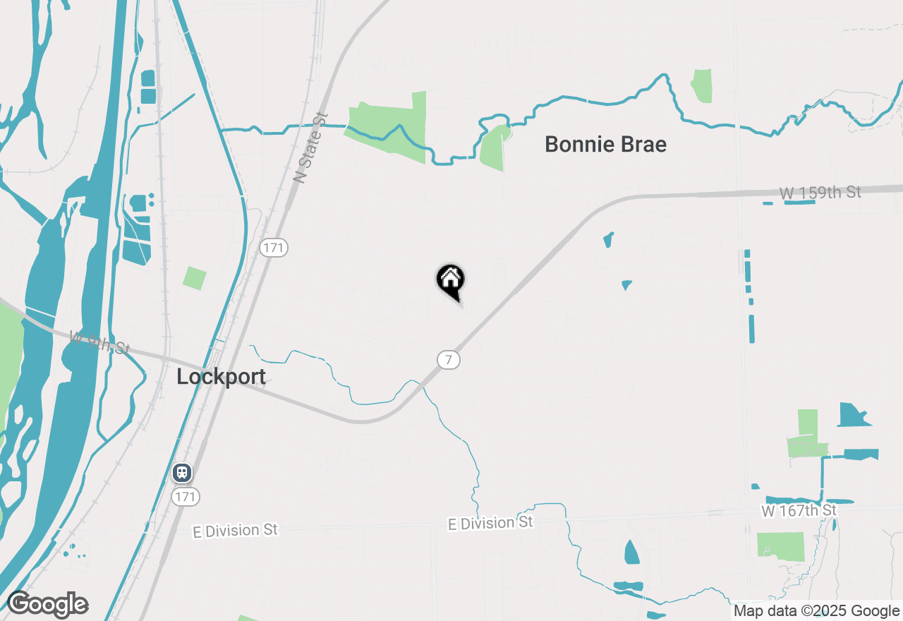 Map of 609 E 3rd Street #5, Lockport, IL 60441