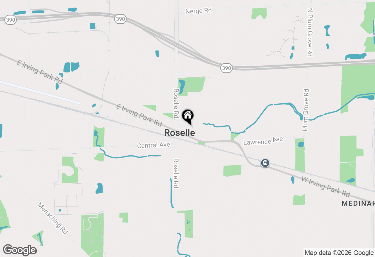 Map of 100 N Bokelman Street #329, Roselle, IL 60172