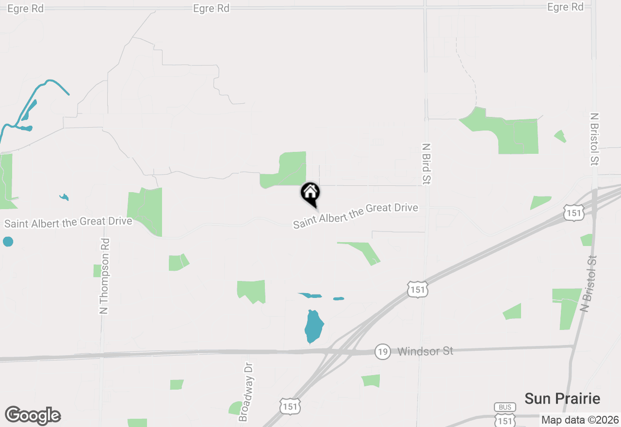 Map of 1107 Tara Drive, Sun Prairie, WI 53590