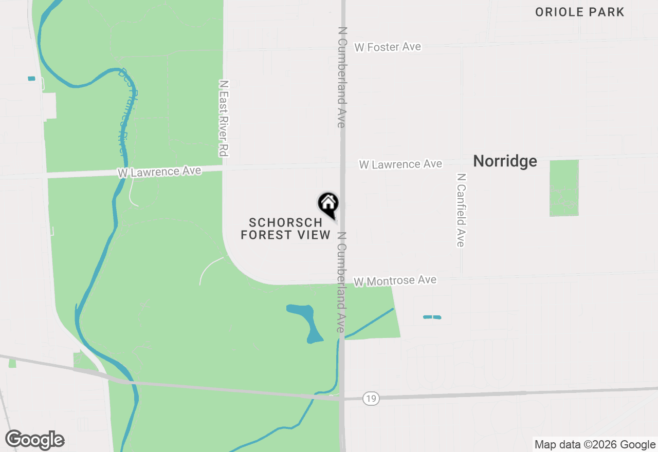 Map of 8427 W Windsor Avenue #1, Chicago, IL 60656