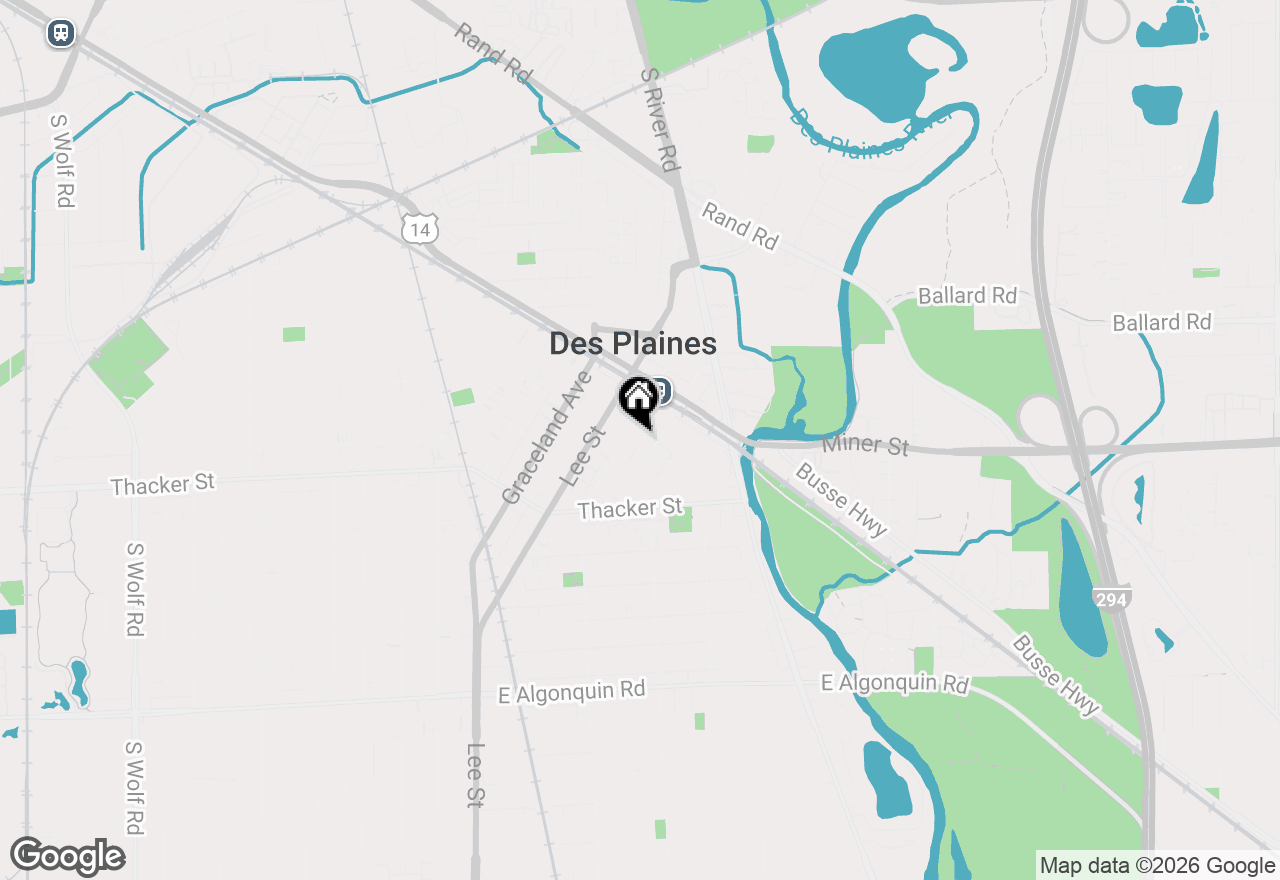 Map of 770 Pearson Street #2-207, Des Plaines, IL 60016