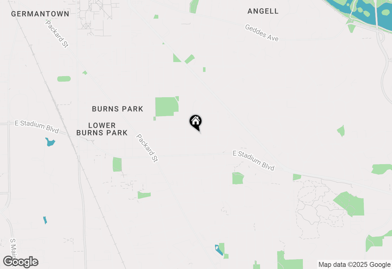 Map of 1711 Morton Avenue, Ann Arbor, MI 48104