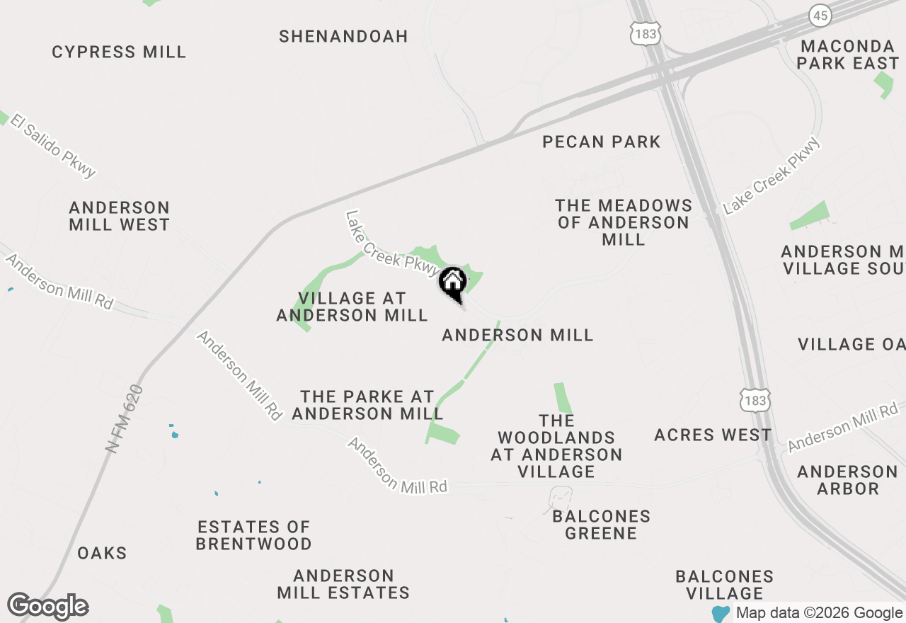 Map of 12113 Grey Rock Ln, Austin, TX 78750