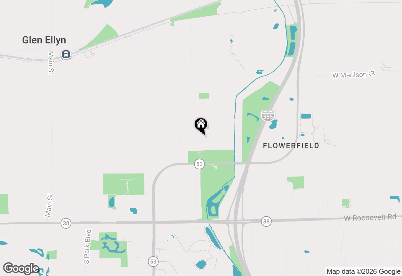 Map of 235 Cumnor Avenue, Glen Ellyn, IL 60137