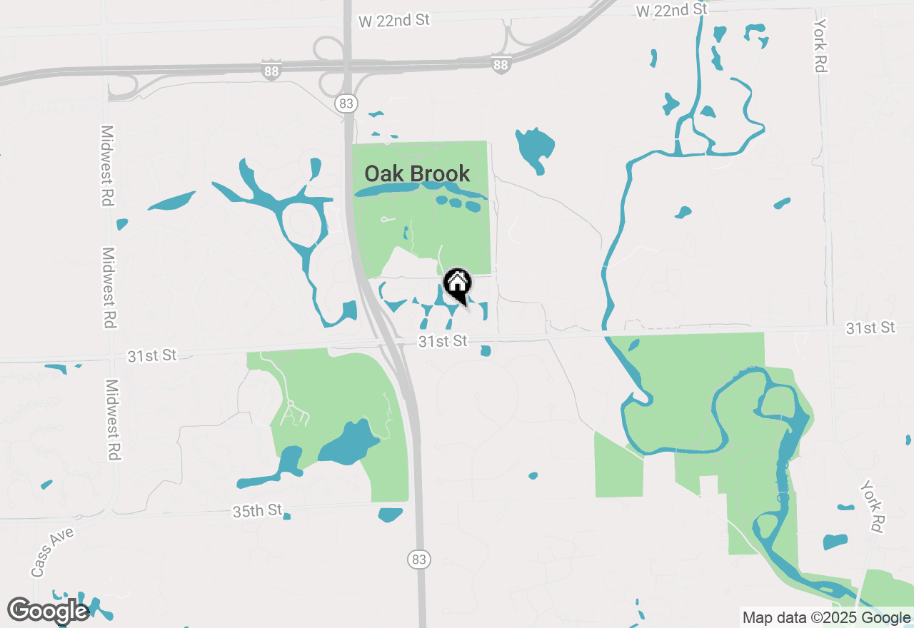 Map of (Address confidential), Oak Brook, Illinois 60523