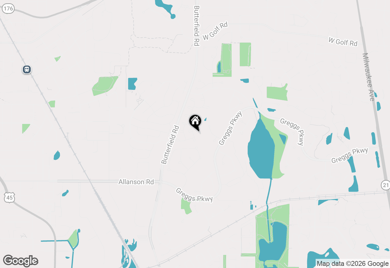 Map of 1875 Trevino Terrace, Vernon Hills, IL 60061
