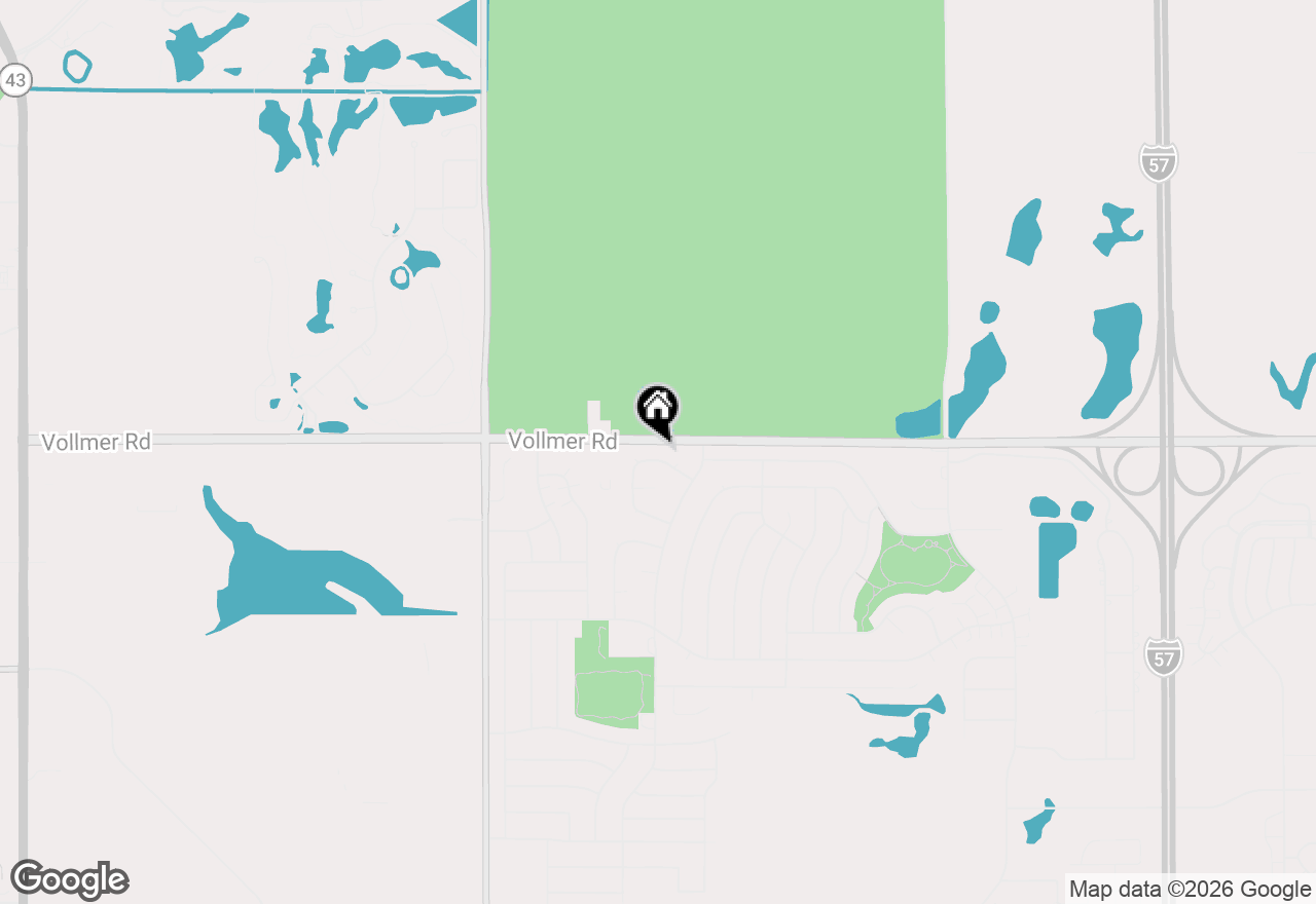 Map of 14 Wedgewood Road, Matteson, IL 60443