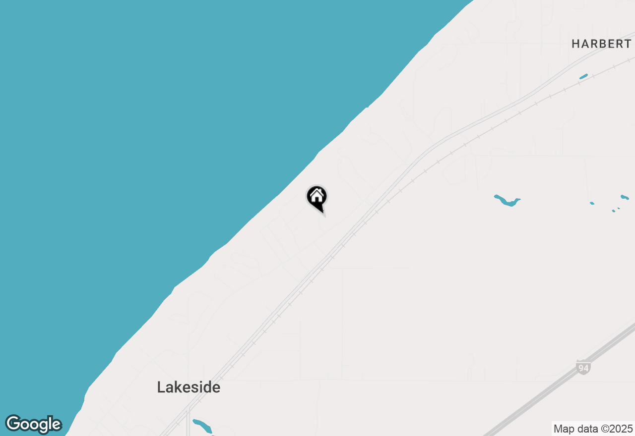 Map of 14370 Lakeshore Road, Lakeside, MI 49116