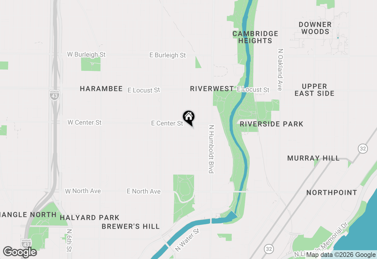 Map of 2650 N Fratney St, Milwaukee, WI 53212