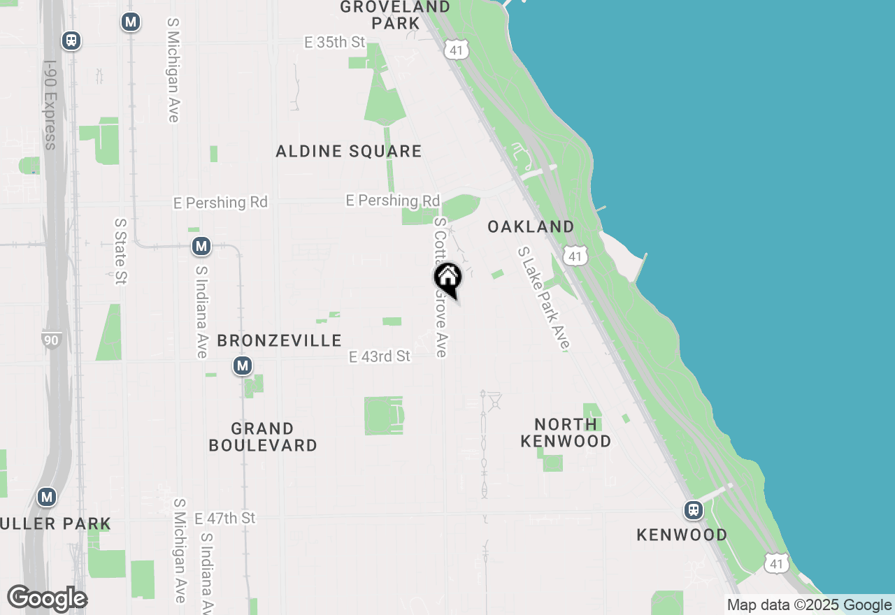 Map of 4149 S Cottage Grove Avenue #403, Chicago, IL 60653