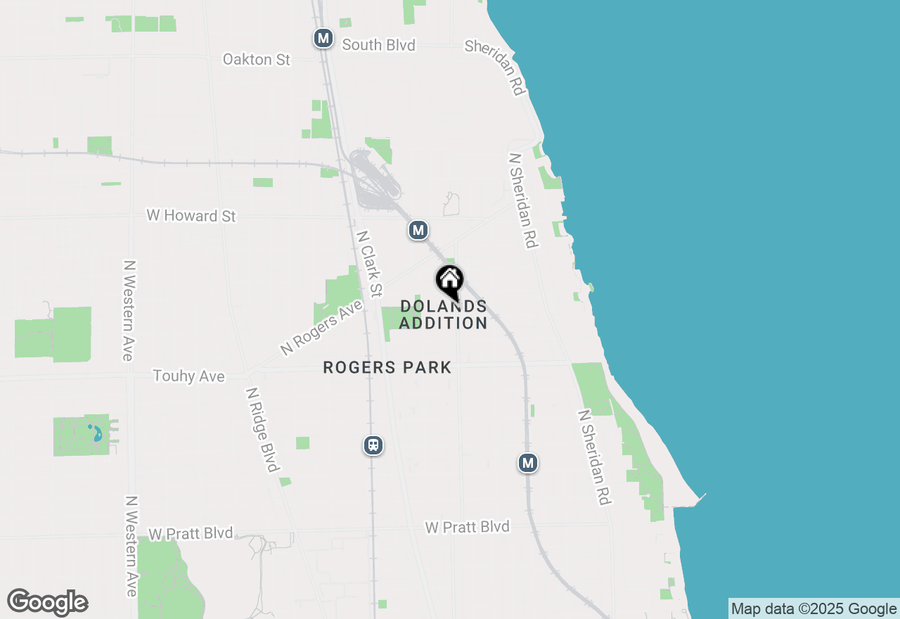 Map of 1608 W Sherwin Avenue #408, Chicago, IL 60626