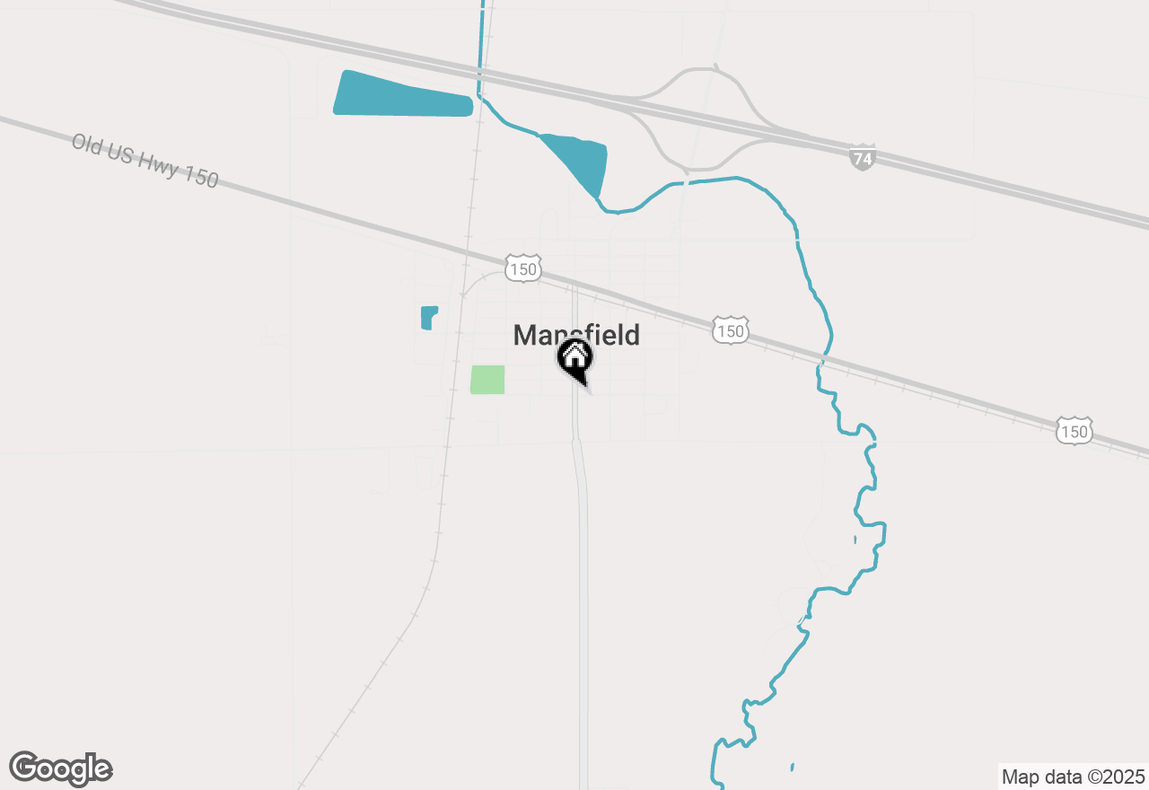 Map of 206 E South Street, Mansfield, IL 61854