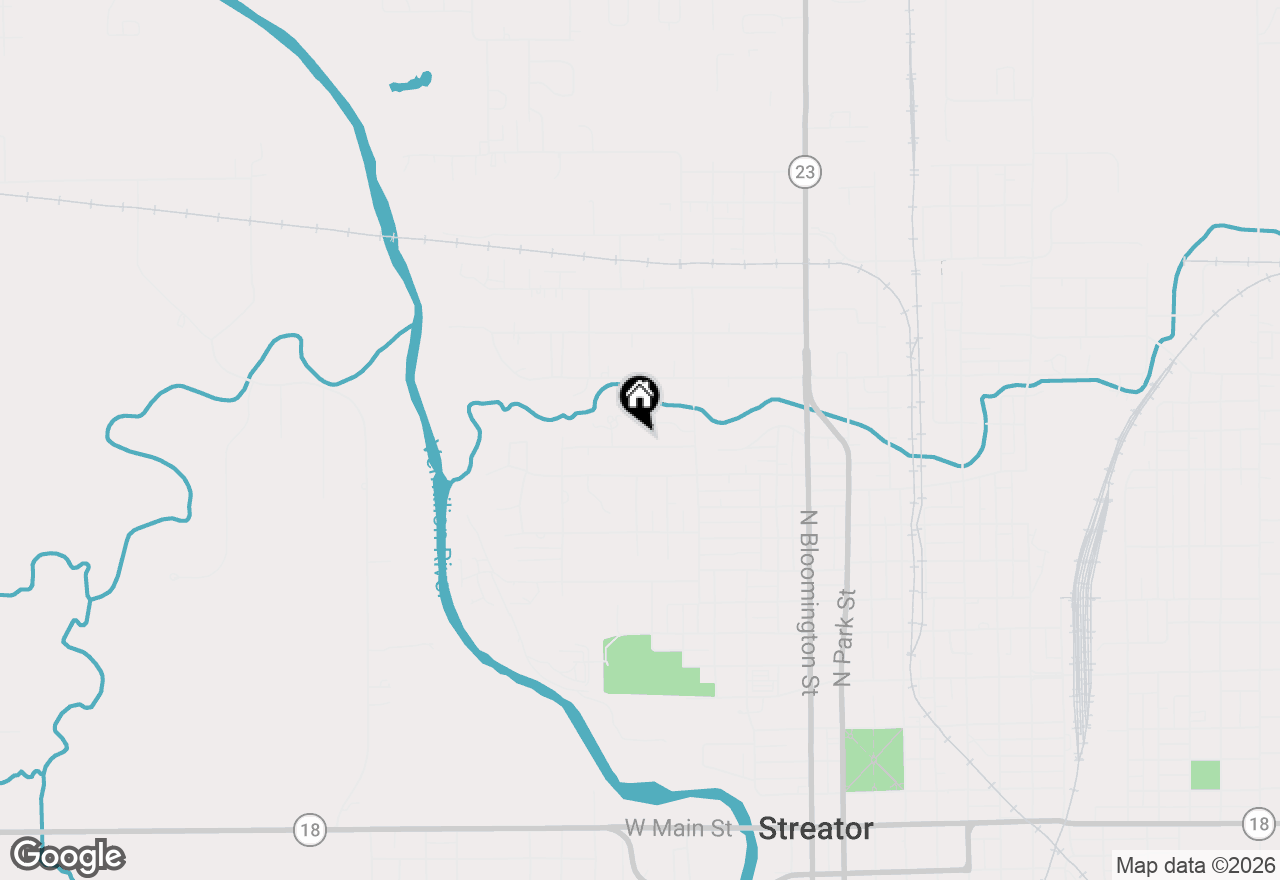 Map of 424 W Bluff Street, Streator, IL 61364