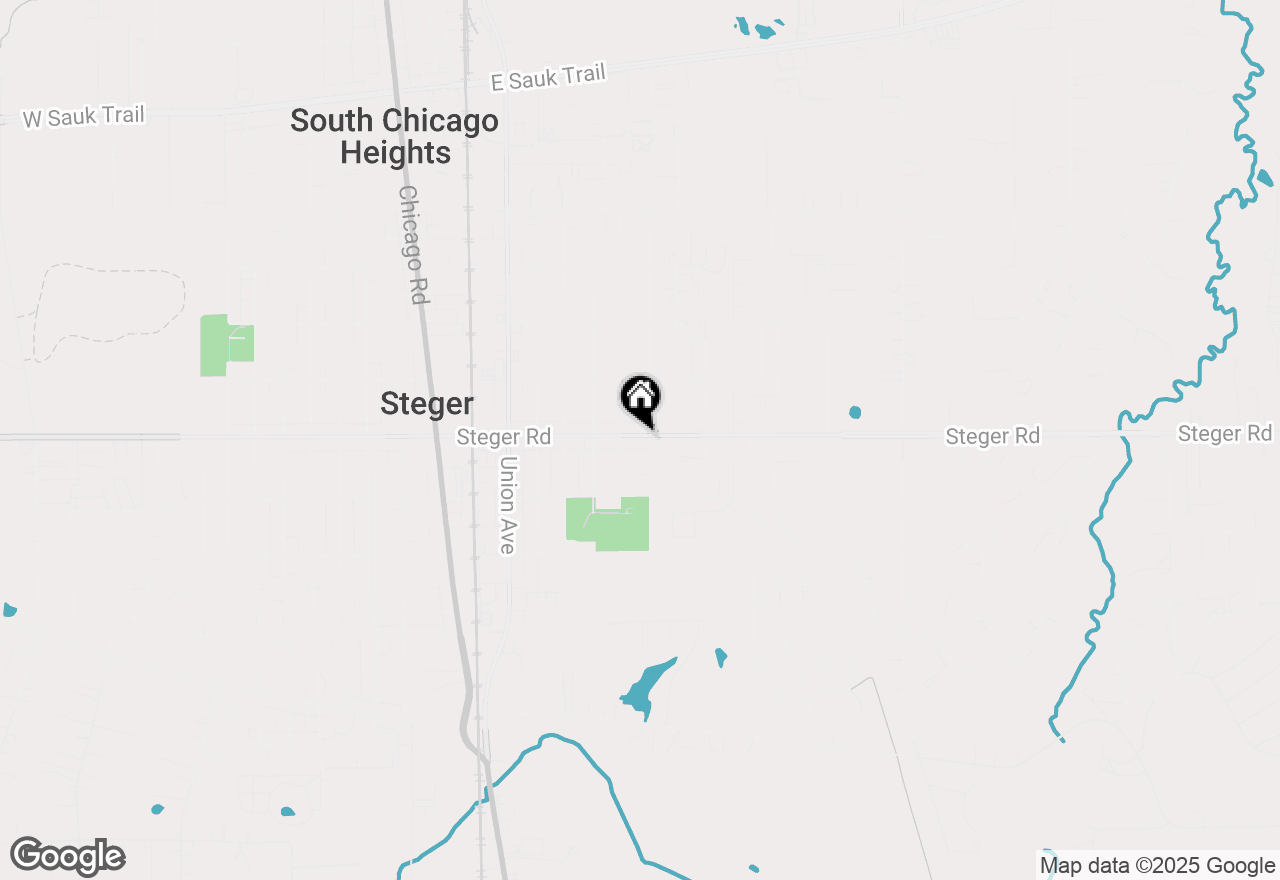 Map of 154 E 34th Street, South Chicago Heights, IL 60411