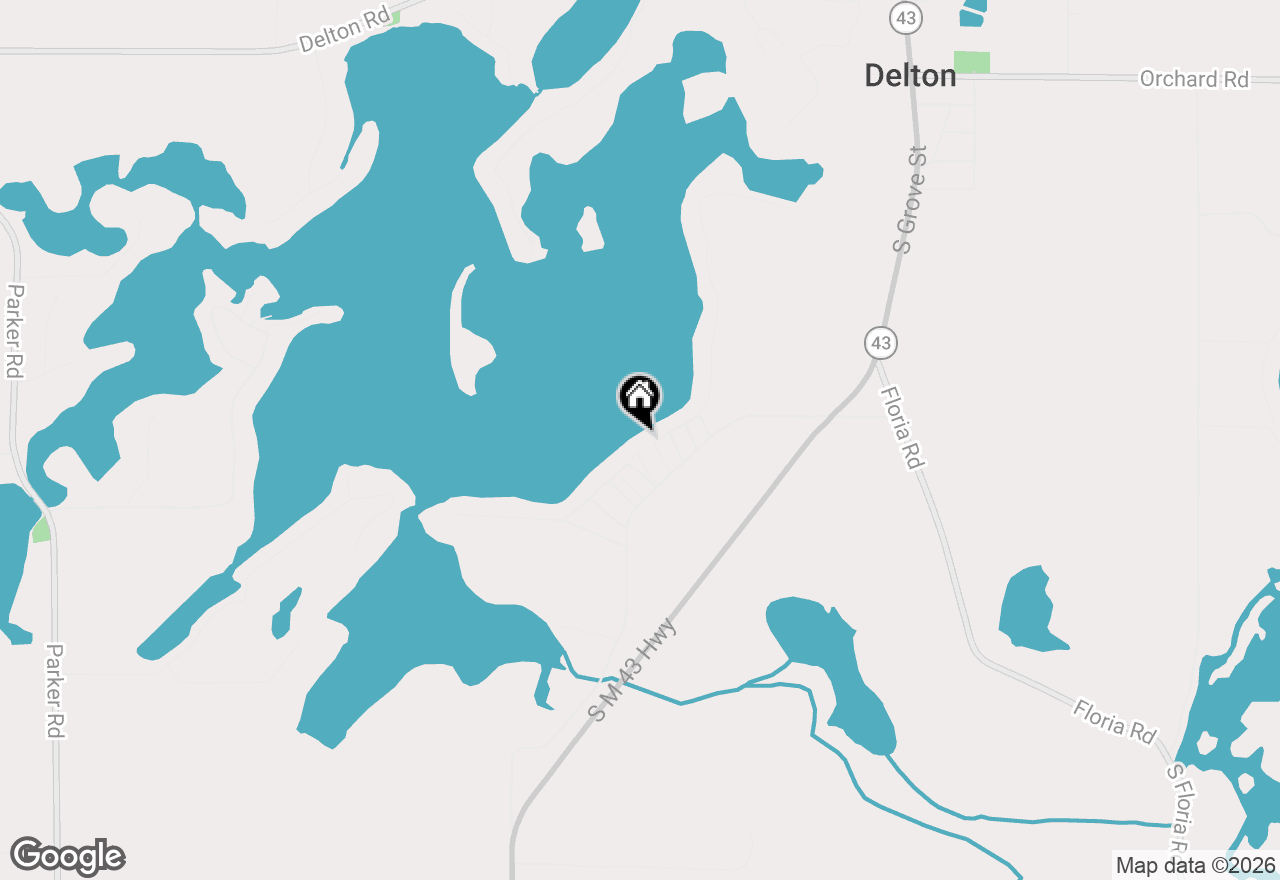 Map of 11334 E Shore Drive, Delton, MI 49046