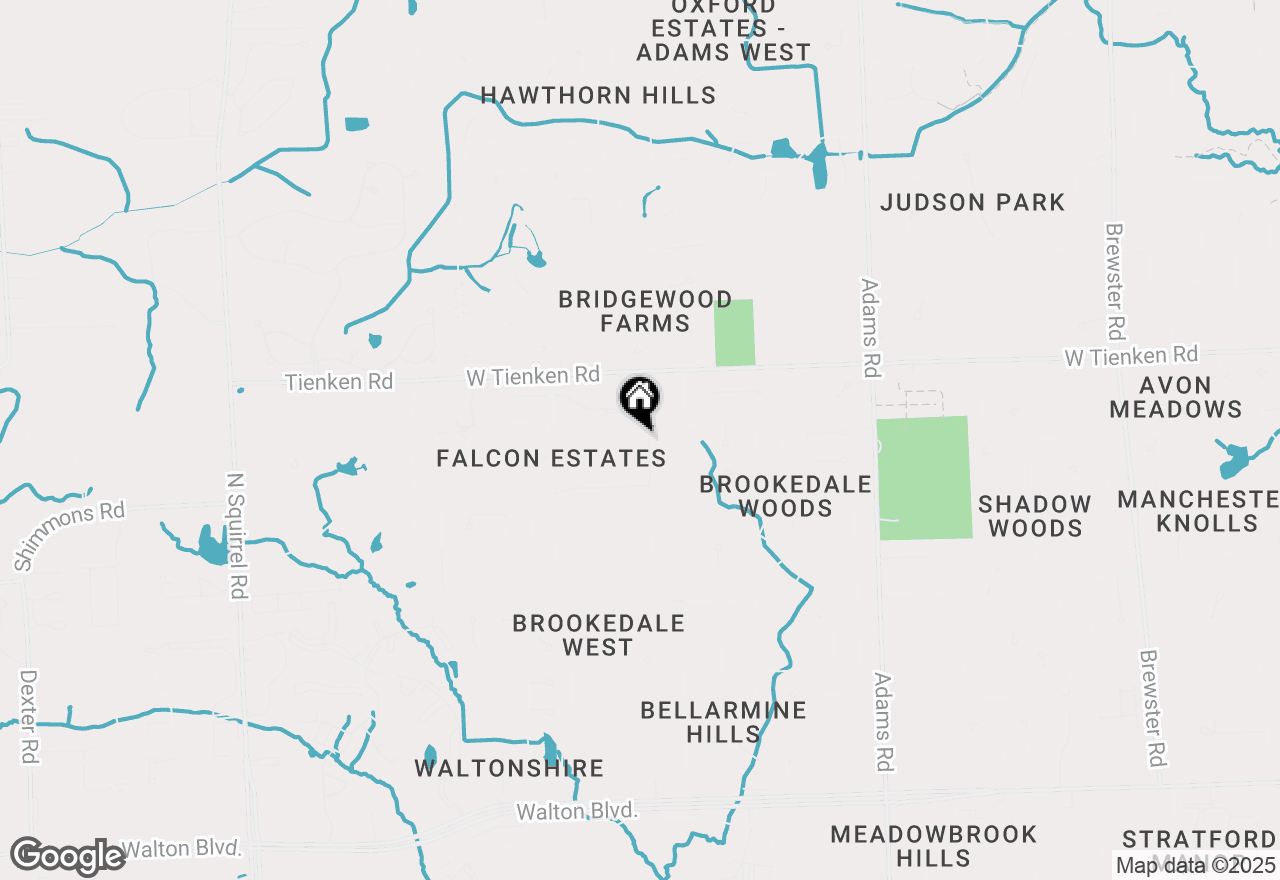 Map of 865 Lakewood Drive, Rochester Hills, MI 48309